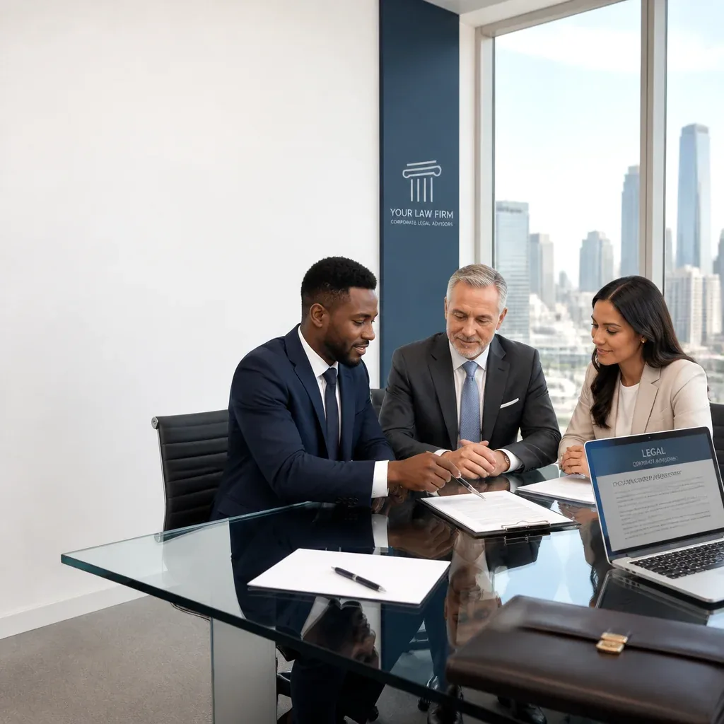 Advisory session with corporate lawyers